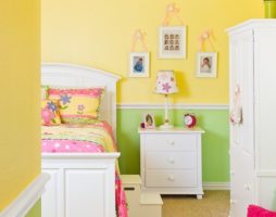 Дизайн интерьера детской спальной комнаты