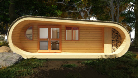 Инновационный эко дом из дерева обеспечивающий высокого уровня жизни