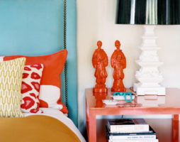 Оранжевая спальня – комната в солнечных тонах