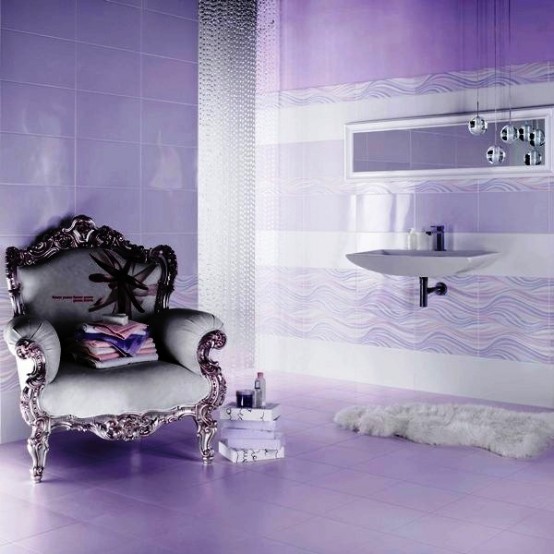 Фиолетовая Ванная Комната Дизайн Фото