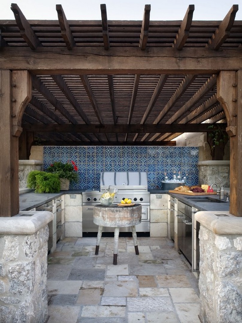 Фото летней кухни на даче фото