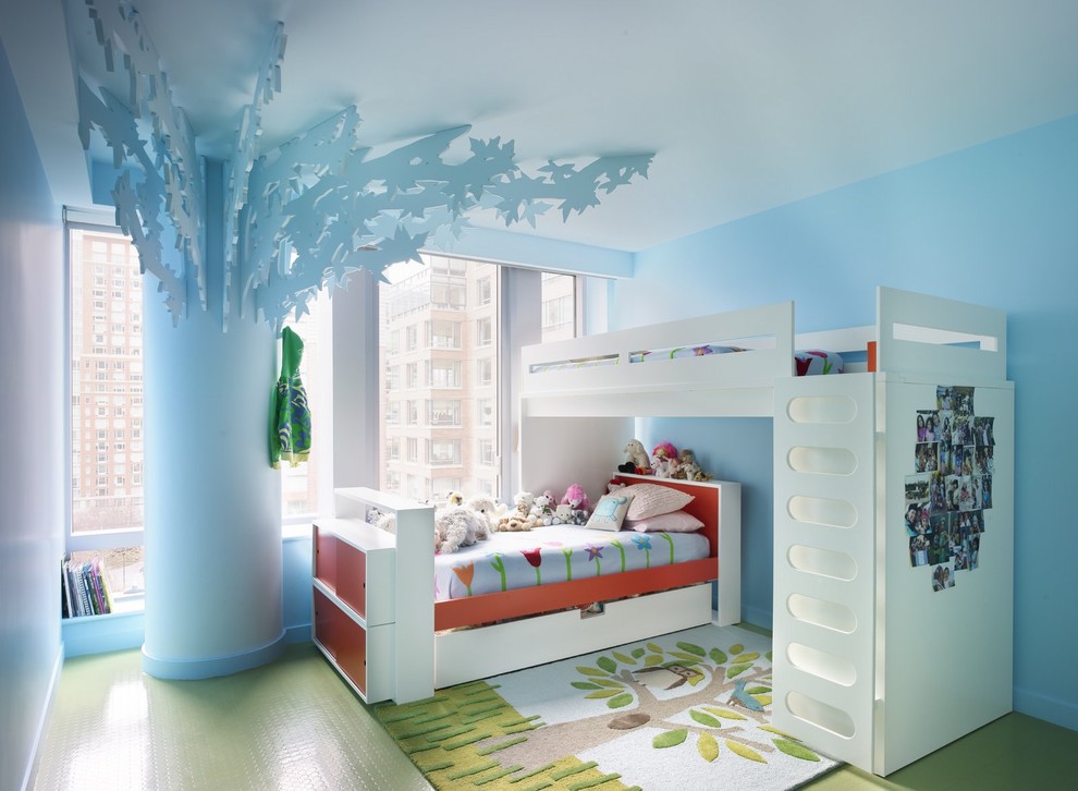 Дизайн детской маленькой комнаты для девочки и мальчика