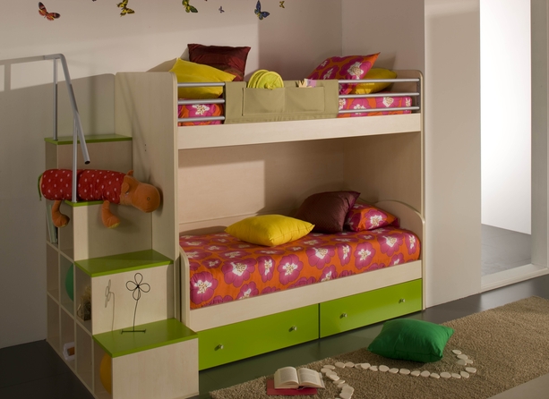 детские комнаты с двухъярусной кроватью
