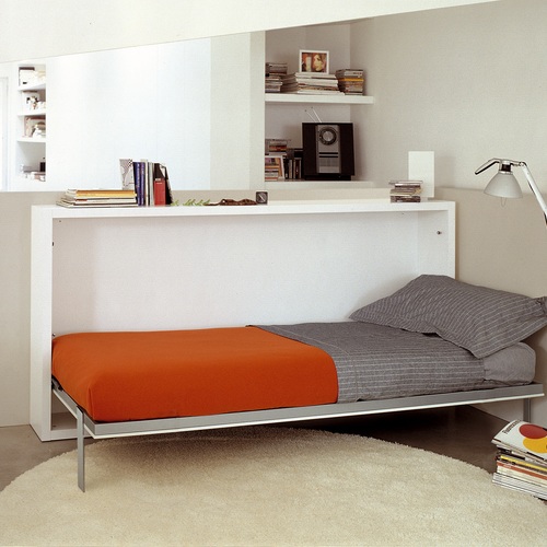 встроенная кровать в шкаф