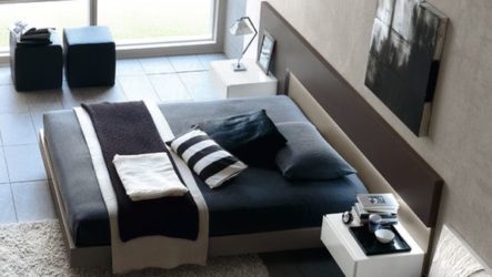 Оформление спальной комнаты в стиле модерн