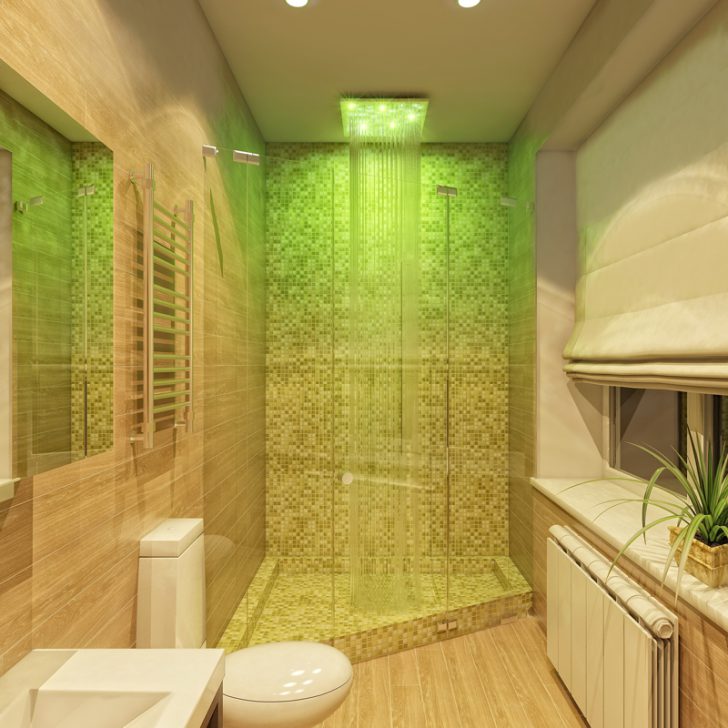 Ванная Комната Дизайн Фото Для Маленькой Зеленая