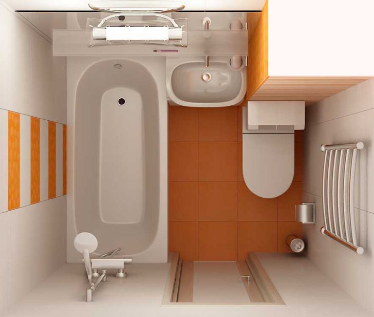 дизайн маленькой ванной комнаты