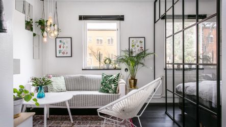 Стильный дизайн маленькой квартиры в Стокгольме