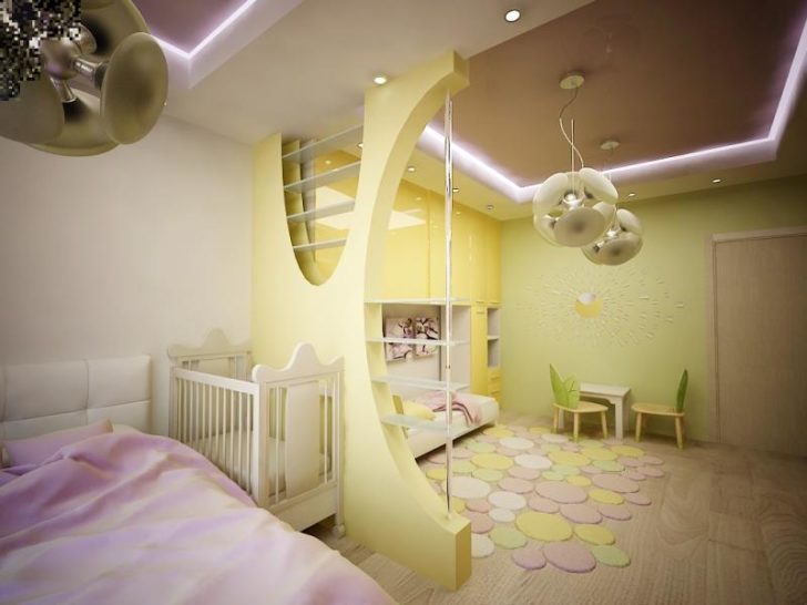 Спальни в детской в одной комнате
