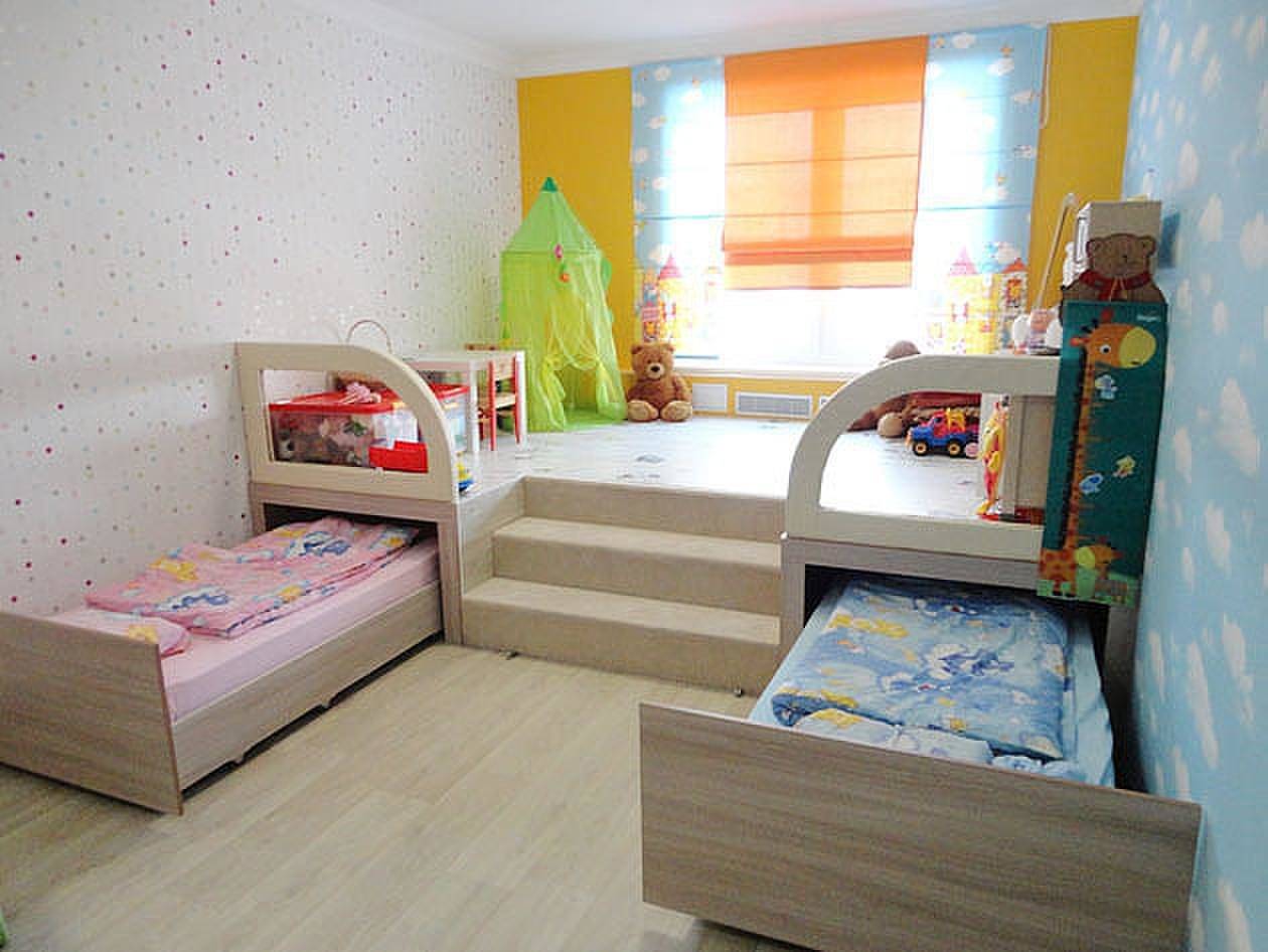 детская комната 2 кровати