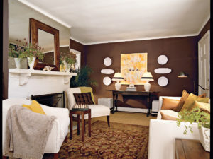 Гостиная в коричневых тонах: эффективные способы оформления зала с вдохновляющей природной аурой