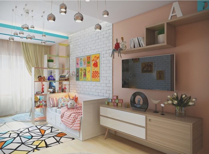 Однокомнатная квартира с детской, грамотное обустройство с фото