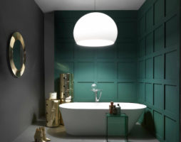 Ванная комната в темных тонах: дизайн и фото