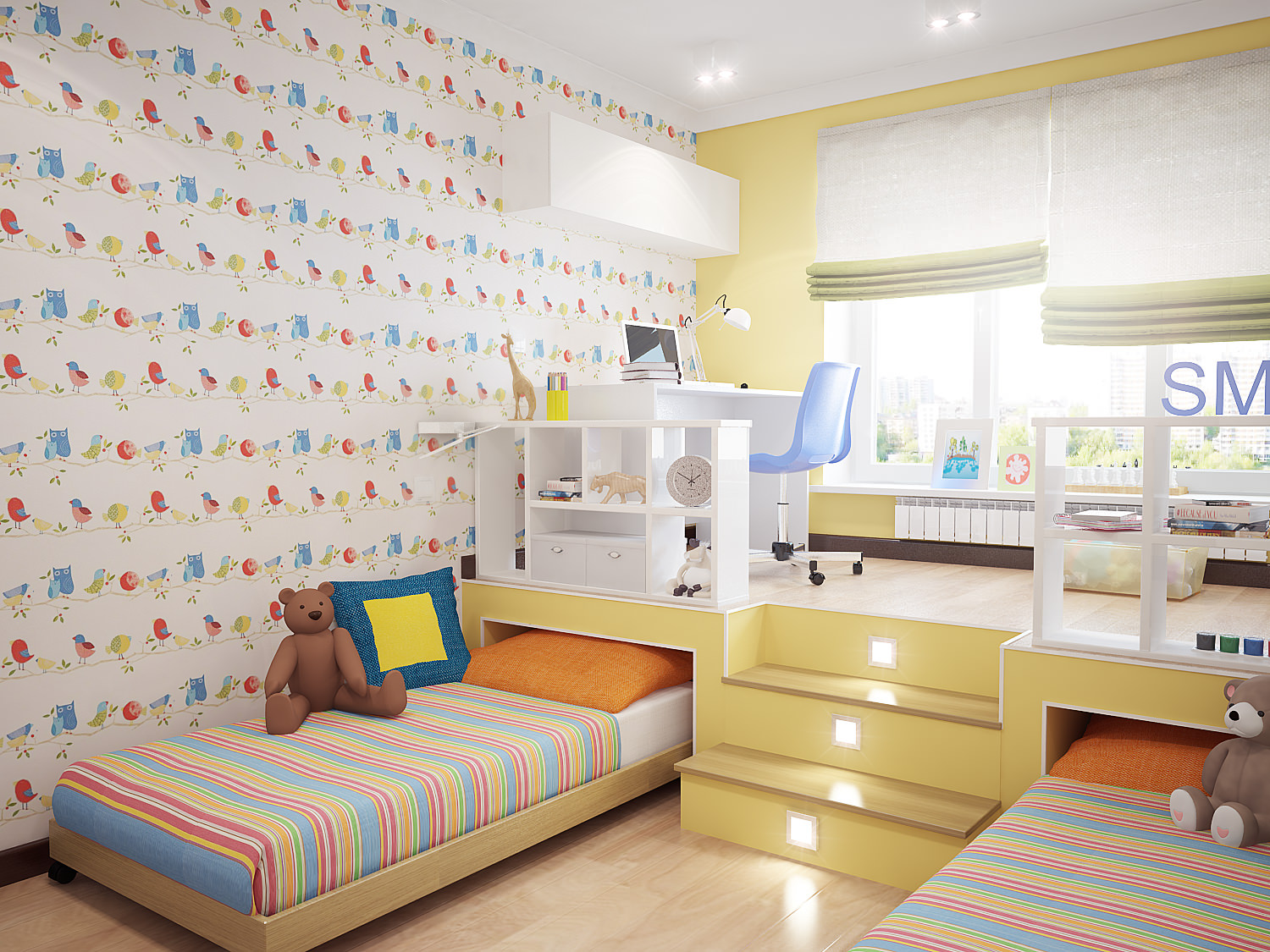 детская мебель для разнополых детей