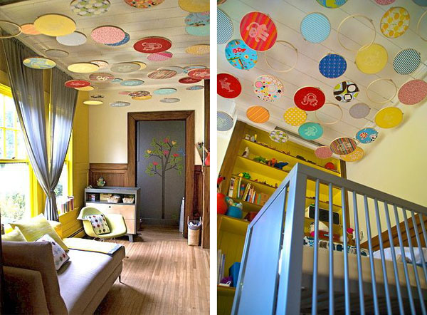 Натяжной потолок в детскую комнату для девочки: особенности выбора