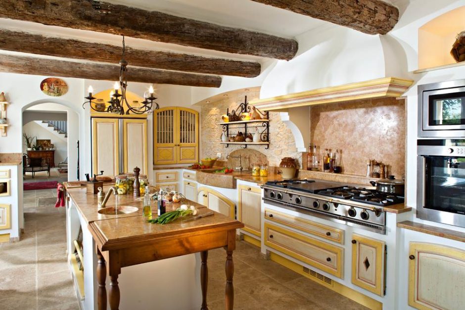Дизайн кухни во французском стиле