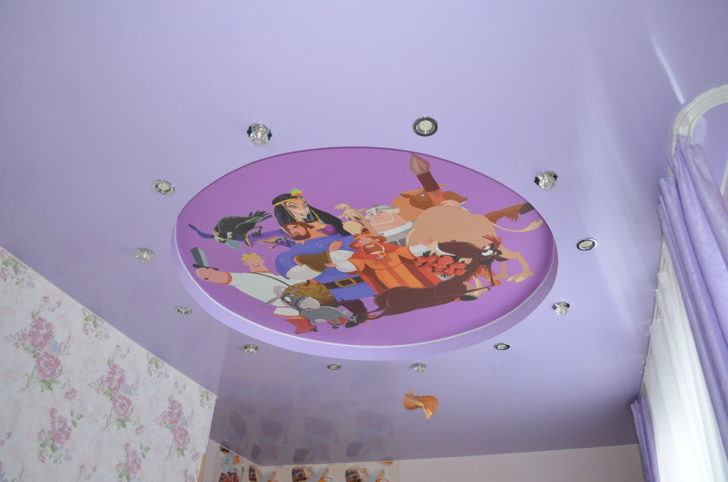 потолок для детской