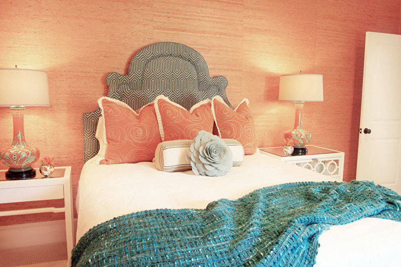 Peach Bedroom Colors - Interior Design Inspirations - Interior Design Tips.
